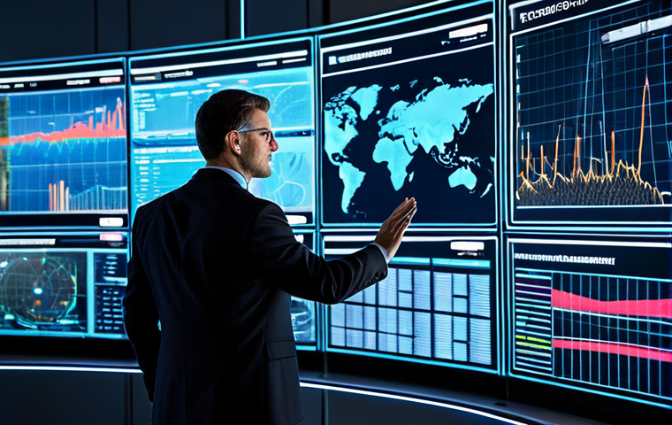 A professional energy analyst, fully clothed in a modest business suit, stands confidently in a state-of-the-art smart grid control center. The background features large, interactive holographic displays showcasing complex energy flow data, real-time renewable energy integration, and smart consumption patterns across a vast network. The environment is sleek, modern, and bathed in a soft, futuristic glow from the screens, emphasizing efficiency and technological advancement. The analyst exhibits perfect anatomy, correct proportions, and a natural, professional pose, with well-formed hands gesturing towards the data. This image conveys a sense of innovation, precision, and the intelligent management of future energy systems. Professional photography, high quality, safe for work, appropriate content, fully clothed, professional.