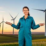 에너지기술자 관련 법규 정리 - Renewable Energy Professional**

"A professional female engineer, fully clothed in a practical and m...